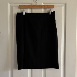 WHBM Elegant Black Pencil Skirt